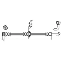 METZGER Bremsschlauch 4110453