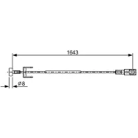 Bosch Seilzug, Feststellbremse 1 987 482 634