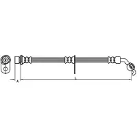 METZGER Bremsschlauch 4110099
