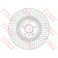 TRW Bremsscheibe DF6216 vorne, belüftet, 1 Stück