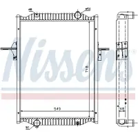 Nissens Kühler, Motorkühlung 63782A
