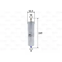 Valeo Kraftstofffilter [Hersteller-Nr. 587074] für Audi
