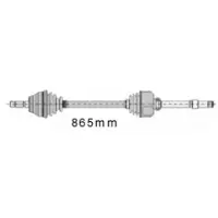 MAPCO Antriebswelle 16413