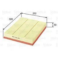 Valeo Luftfilter 585265 für Opel Fiat Vectra C Signum CC Caravan Croma