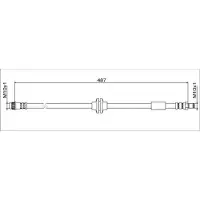 METZGER Bremsschlauch GREENPARTS 4111792