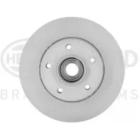Hella Bremsscheibe Hinterachse Voll + Radlager mit ABS [Hersteller-Nr. 8DD355123-251] für Renault, Opel, Vauxhall, Nissan