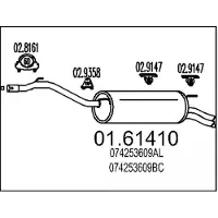 MTS Endschalldämpfer 01.61410