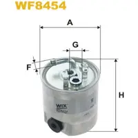 WIX FILTERS Kraftstofffilter WF8454