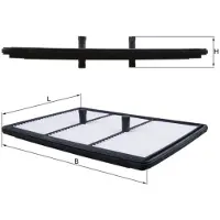 Knecht Luftfilter MAHLE LX 5364