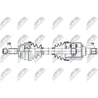 NTY NPW-MS-084 Antriebswelle Vorne Links für MITSUBISHI ASX (GAW) passend für PEUGEOT 4007 (VU, VV) für CITROËN C-CROSSER (EP)