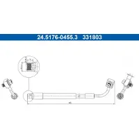 Ate Bremsschlauch 24.5176-0455.3