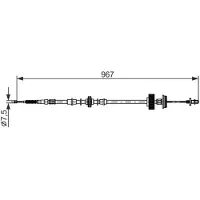 Bosch Seilzug, Feststellbremse 1 987 482 794