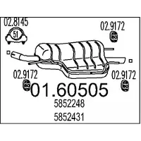 MTS Endschalldämpfer 01.60505