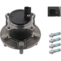 SWAG Radlagersatz Hinten Links Hinten Rechts für FORD Focus II Schrägheck (DA, HCP, DP) Schrägkugellager 74mm 50 93 2598