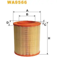 WIX FILTERS Luftfilter WA9566