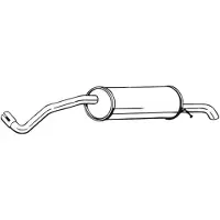 Bosal Endschalldämpfer 278715 für SKODA