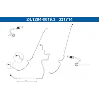 Ate Bremsschlauch 24.1294-0019.3