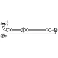 METZGER Autoteile Bremsschlauch [Hersteller-Nr. 4110529] für Suzuki