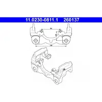 Ate Halter, Bremssattel 11.0230-0811.1