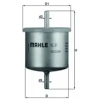 Knecht Kraftstofffilter MAHLE KL 61