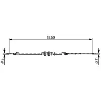 Bosch Seilzug, Feststellbremse 1 987 482 785