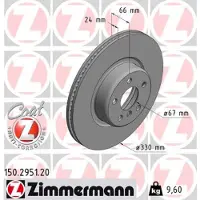 ZIMMERMANN Bremsscheibe COAT Z 150.2951.20