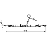 Bosch Seilzug, Feststellbremse 1 987 482 559