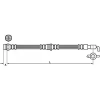 METZGER Bremsschlauch 4110871