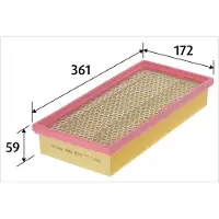 Valeo Luftfilter 585573 für Ssangyong Daewoo Rexton II