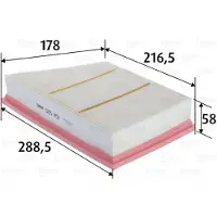 Valeo Luftfilter 585451 für Land Rover Range Evoque Freelander 2