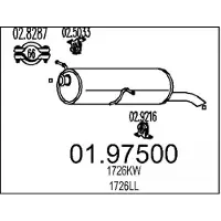MTS Endschalldämpfer 01.97500