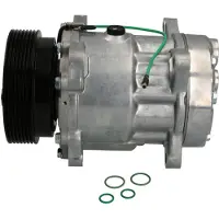 Bosch Klimakompressor 12 V Ø 119 mm passend für u.a. RENAULT TRUCKS