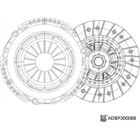 Blue Print Kupplungssatz Kupplung für FIAT BRAVO II (198) ADBP300088