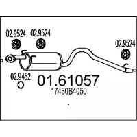 MTS Endschalldämpfer 01.61057