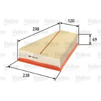 Valeo Luftfilter 585149 für Ford Volvo Mondeo IV Turnier Galaxy II