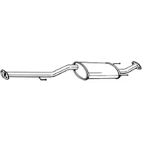 Bosal Endschalldämpfer 284-909