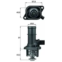 MAHLE ORIGINAL Thermostat, Kühlmittel TI 16 105