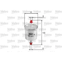 Valeo Kraftstofffilter 587012 für Isuzu Ford Trooper I Geländewagen Offen
