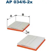 FILTRON Luftfilter AP034/6-2X