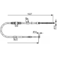 Bosch Seilzug, Feststellbremse [Hersteller-Nr. 1987482274] für Peugeot, Mitsubishi, Citroën