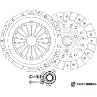 Blue Print Kupplungssatz Kupplung für HYUNDAI i30 (FD) ADBP300046