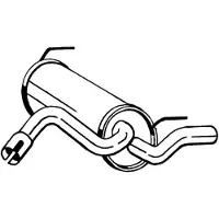 Bosal Endschalldämpfer 185499 für VAUXHALL