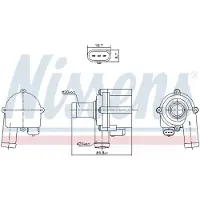 Nissens Wasserpumpe 832172
