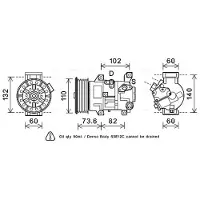 AVA Clever Choice Kompressor, Klimaanlage TOAK683