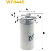 WIX FILTERS Kraftstofffilter WF8445