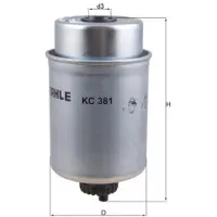 MAHLE ORIGINAL Kraftstofffilter KC 381