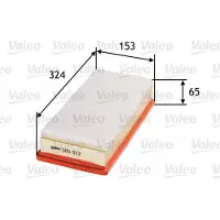 Valeo Luftfilter 585072 für Peugeot Citroën 508 I C5 III Break 407 SW