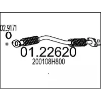 MTS Abgasrohr 01.22620