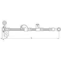 METZGER Bremsschlauch 4110840
