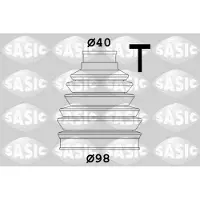 SASIC Faltenbalgsatz Antriebswelle Radseitig passend für PEUGEOT 307 CC (3B) 2933023